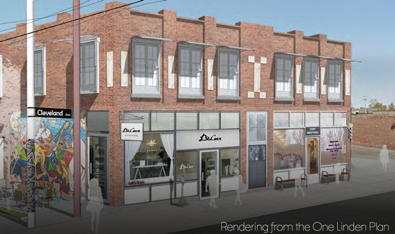 One Linden Plan Rendering attributed
