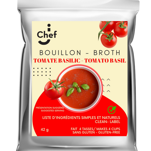 Tomato Basil Broth Powder GlutenFree Chef J