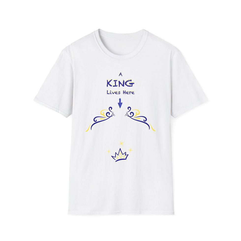 A KING LIVES HERE Pregnancy Tee