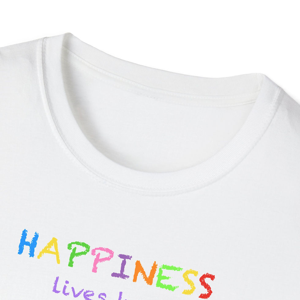 Thumbnail: HAPPINESS LIVES HERE Pregnancy Tee 