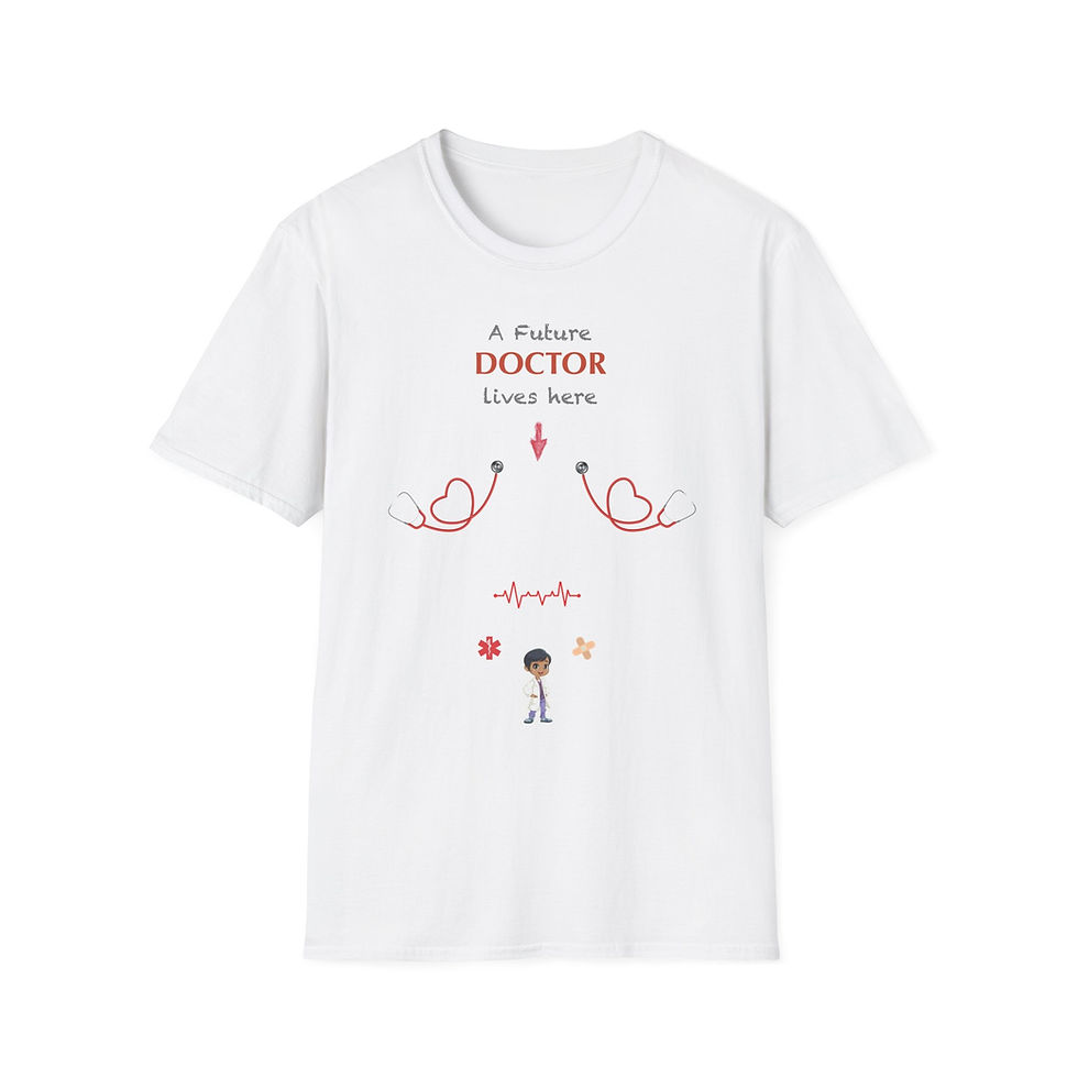 A Future DOCTOR LIVES HERE Pregnancy Tee (Boy o/c)