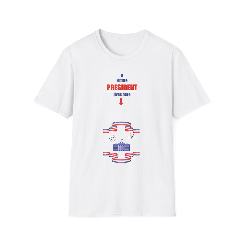 A Future PRESIDENT LIVES HERE Pregnancy Tee