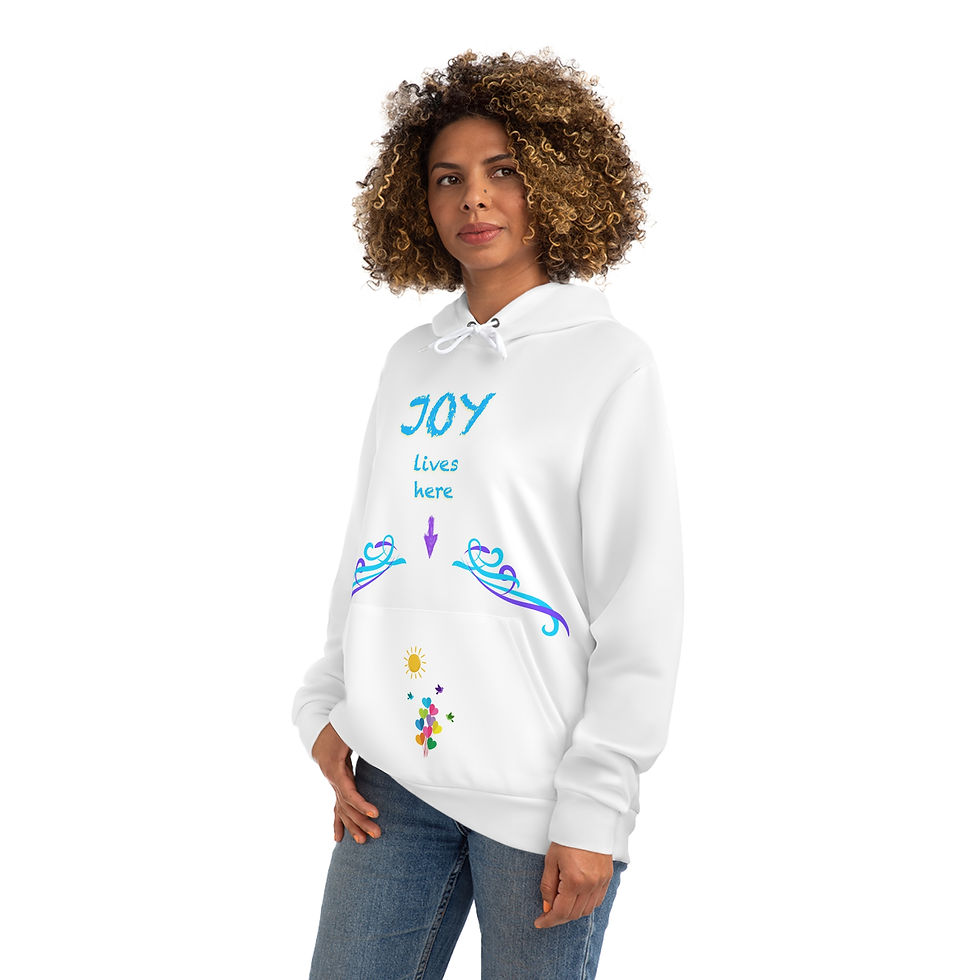 Thumbnail: JOY LIVES HERE Pregnancy Hoodie