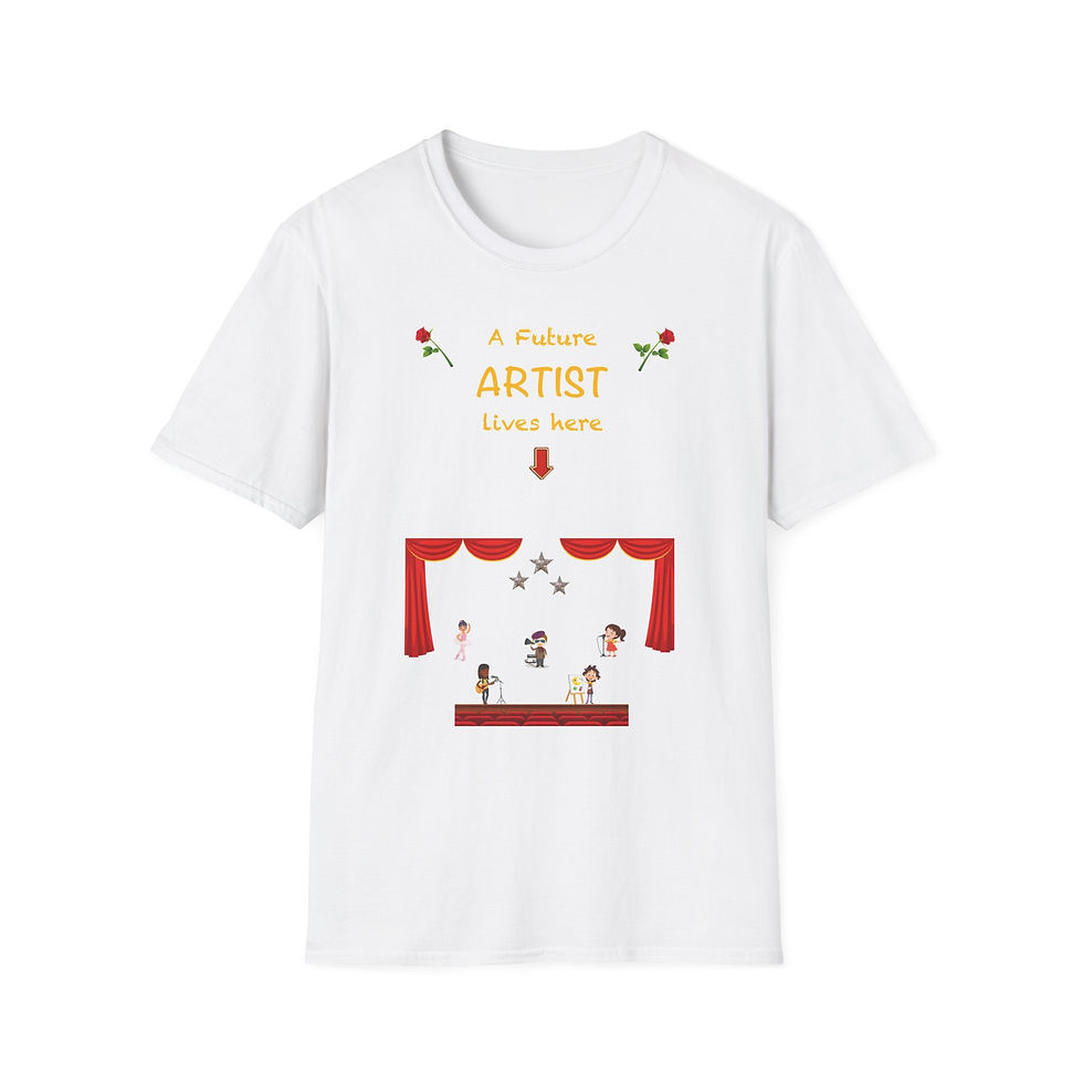 A Future ARTIST LIVES HERE Pregnancy Tee