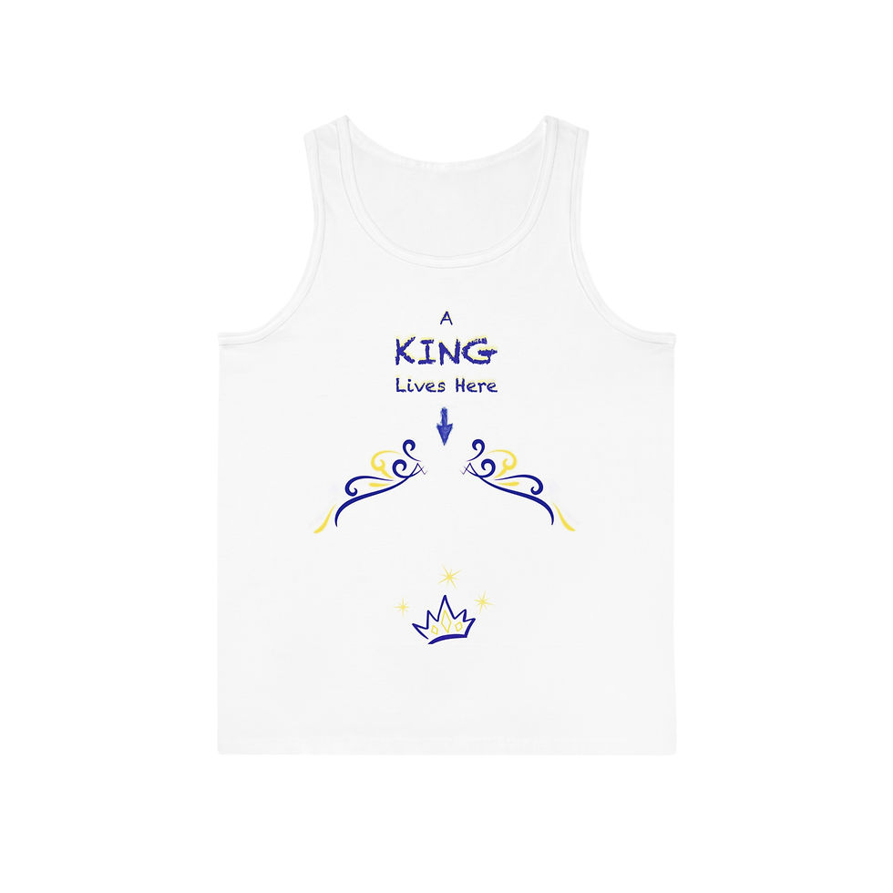A KING LIVES HERE Pregnancy Tank Top