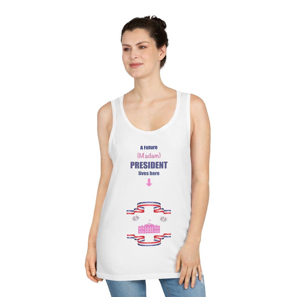 Thumbnail: A Future MADAM President LIVES HERE Pregnancy Tank Top