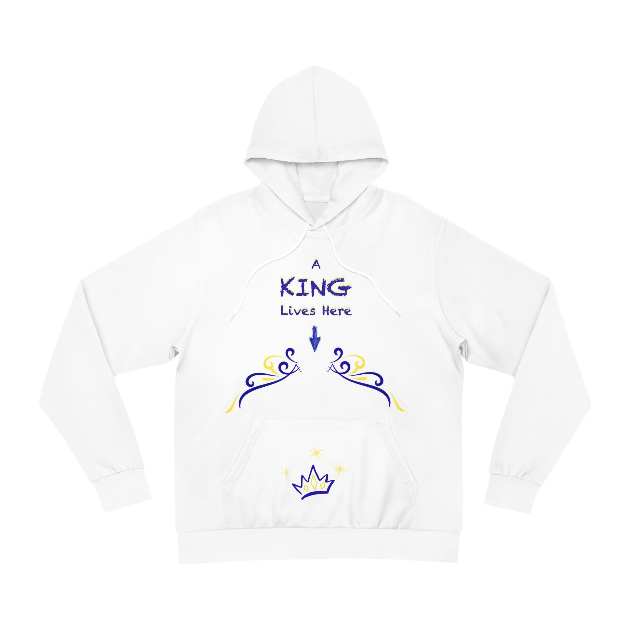 A KING LIVES HERE Pregnancy Hoodie
