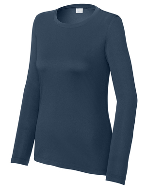 Thumbnail: Sport-Tek Posi-UV Pro Tee Long Sleeve: Screen Printed (Woman's)