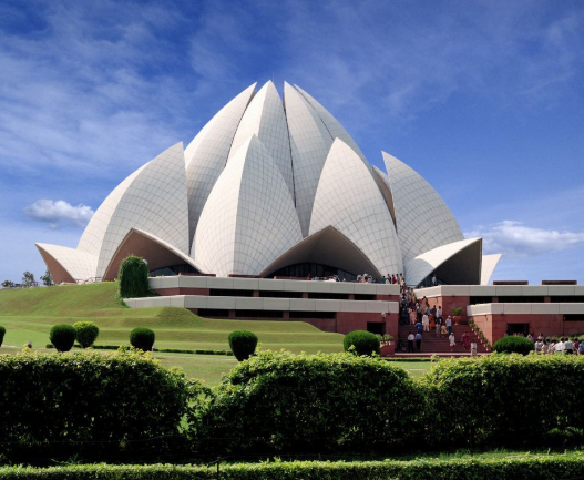 Figure 3 - Bahá'í House Of Worship (The Lotus Temple), designed by Fariborz Sabha.