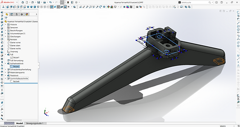 3D Modell rekonstruktion Fernsehfuß