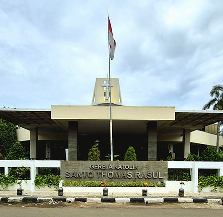 Tampak Depan Gereja Santo Thomas Rasul (2025) 