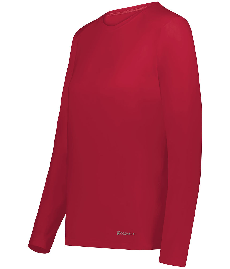 Thumbnail: Ladies Essential Long Sleeve Tee Powered by Coolcore®