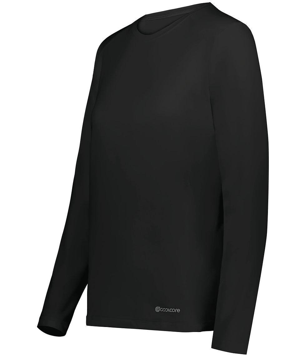Thumbnail: Ladies Essential Long Sleeve Tee Powered by Coolcore®