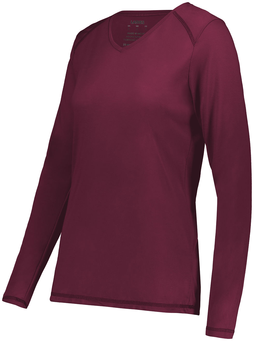 Thumbnail: Ladies Super Soft-Spun Poly Long Sleeve Tee