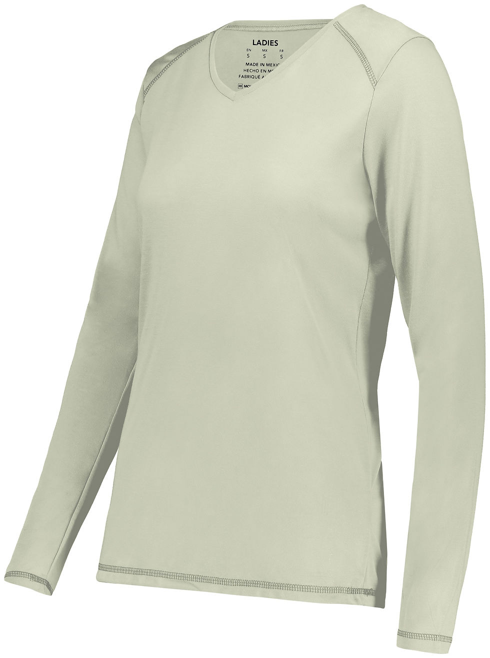 Thumbnail: Ladies Super Soft-Spun Poly Long Sleeve Tee