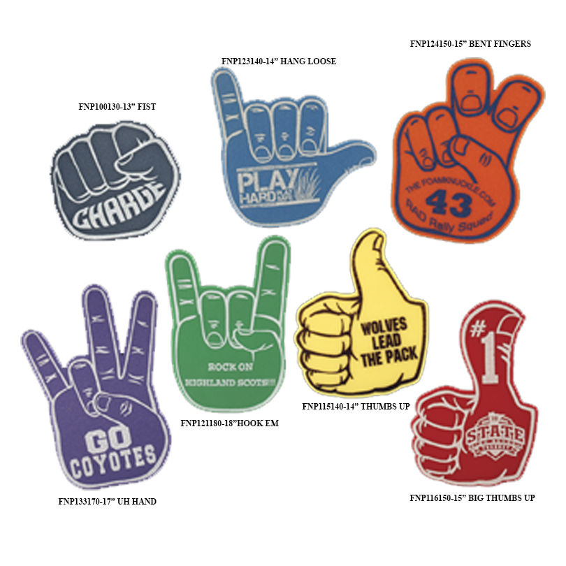 Thumbnail: Foam hand mitts