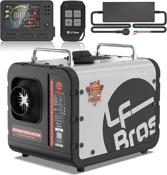 LF Bros Diesel Heater Review Portable Heat For Camping, Garage, Home, And  Cabin