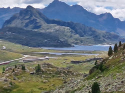 Lago Bianco aus der Diavolezzabahn