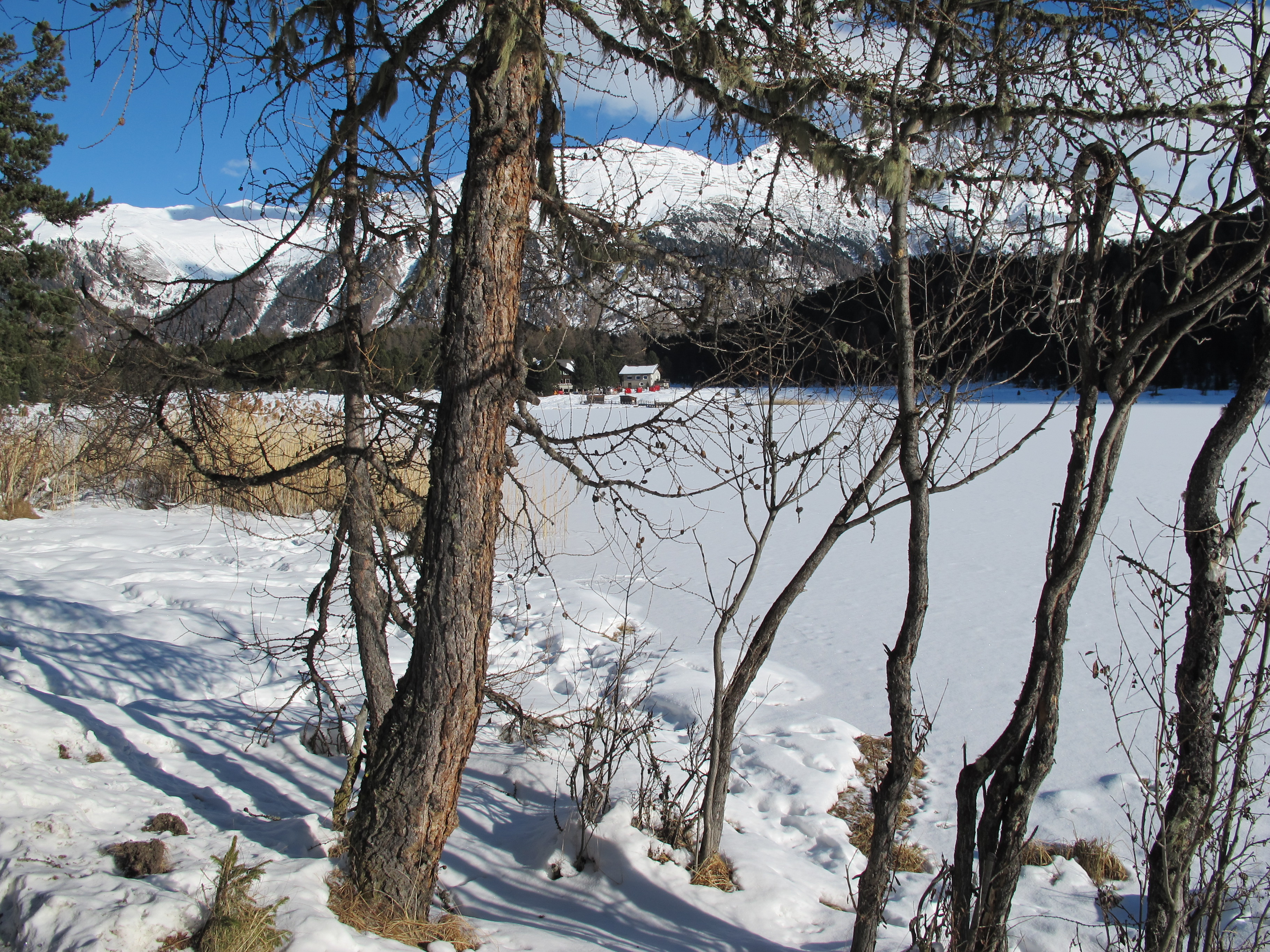Der Stazersee ist gefroren