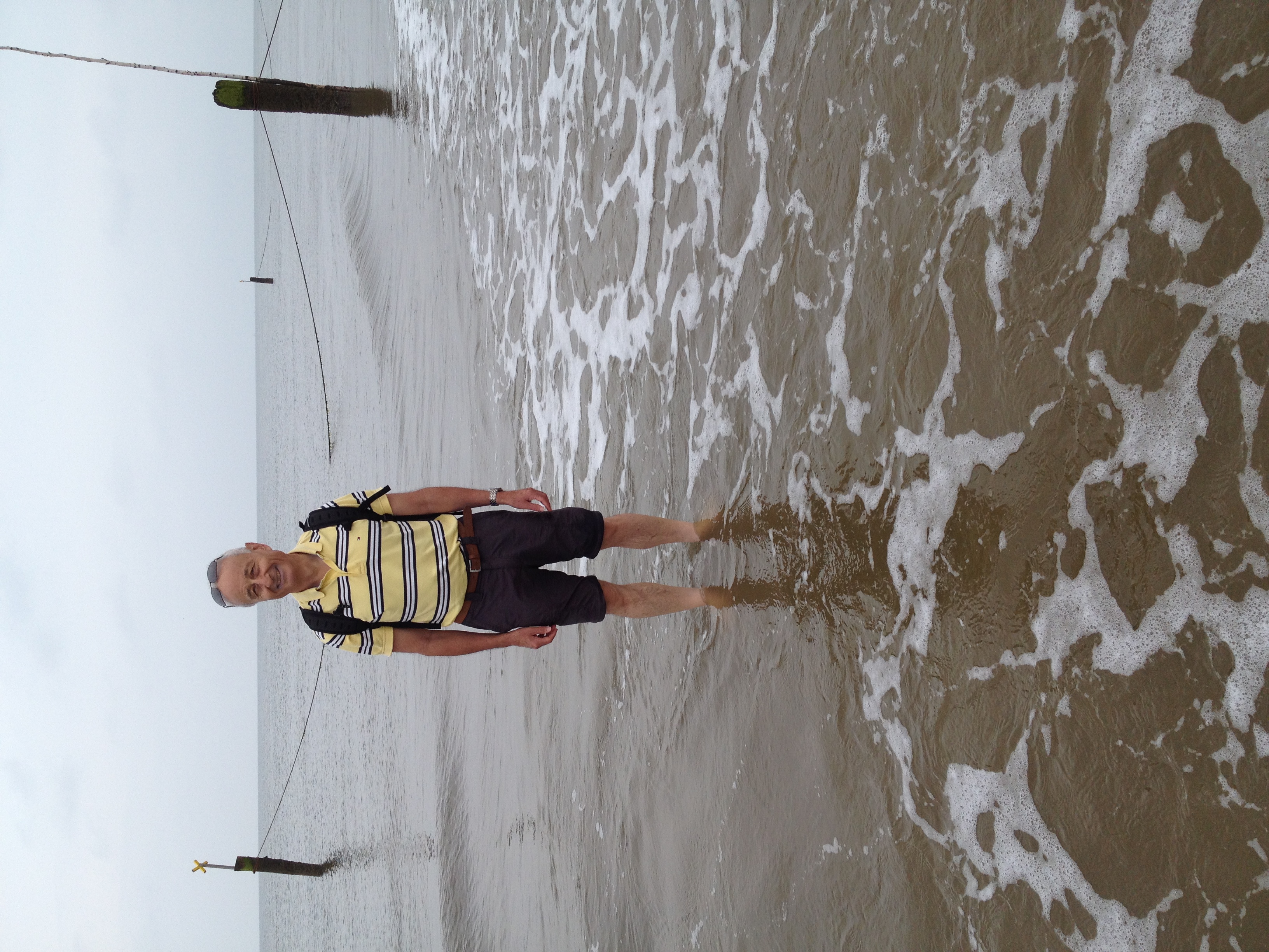 Sandwandern am Strand