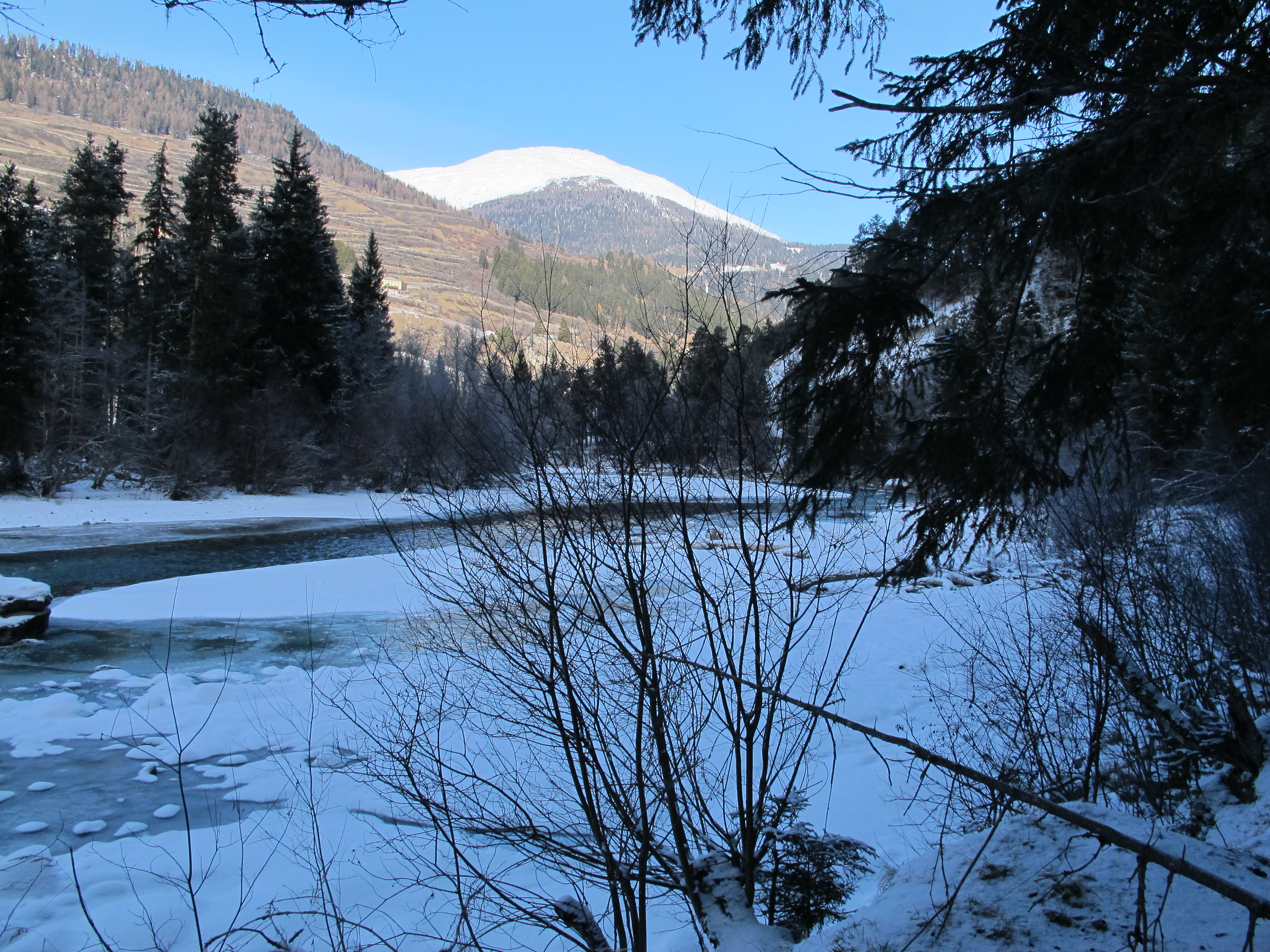Flussbett des Inns