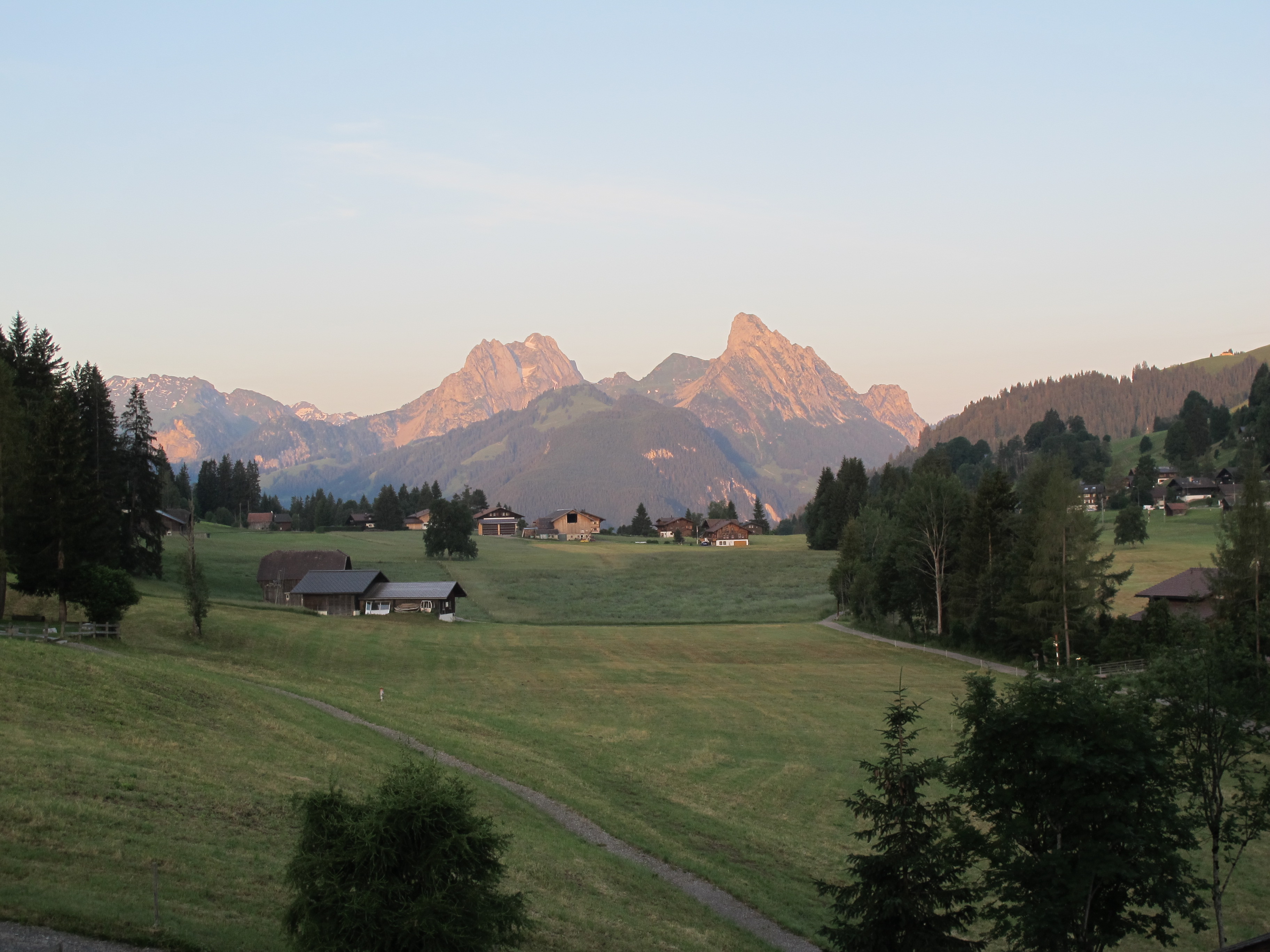 07 Uhr Blick vom Balkon