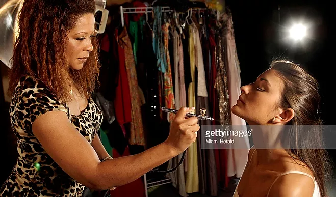Professional makeup artist Lisa Merritt