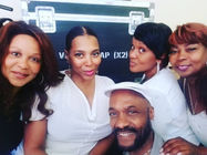 Team of celebrity makeup artists at Naples corporate event