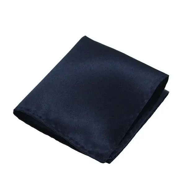 Thumbnail: HUISHI Solid Handkerchief Vintage Fashion Party Pocket Hanky for Suit Men's