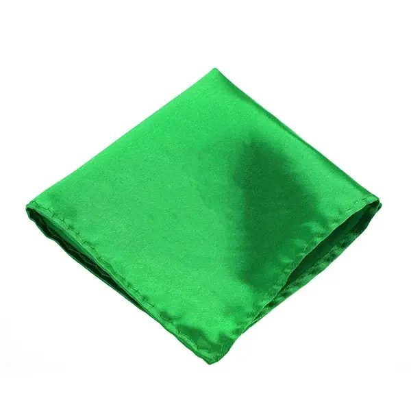 Thumbnail: HUISHI Solid Handkerchief Vintage Fashion Party Pocket Hanky for Suit Men's