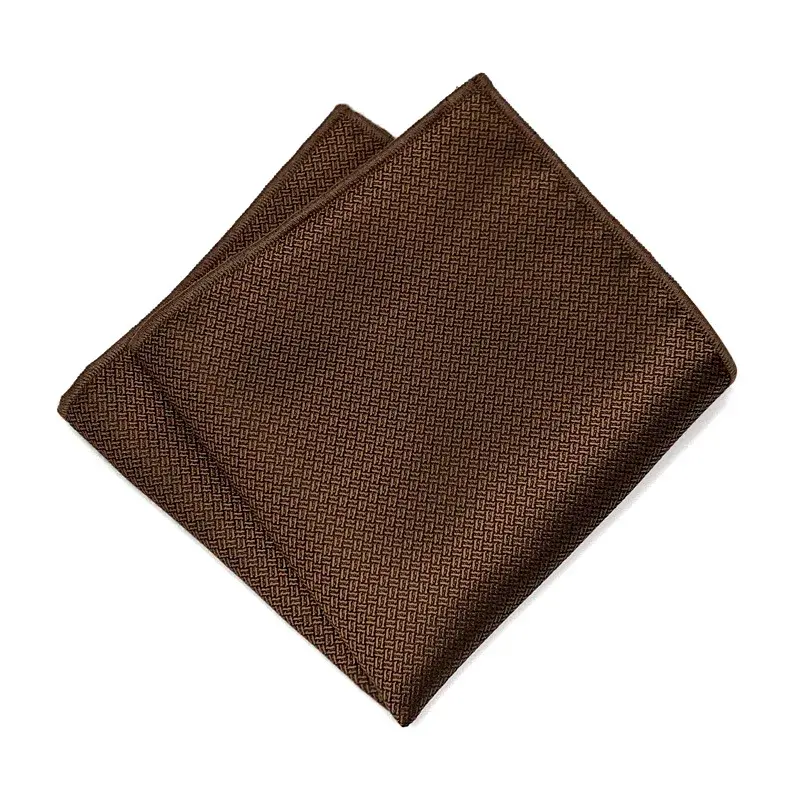 Miniatura: New Elegant Solid Color Dark Patterned Pocket Square Men's Gentleman Formal