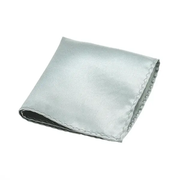 Thumbnail: HUISHI Solid Handkerchief Vintage Fashion Party Pocket Hanky for Suit Men's