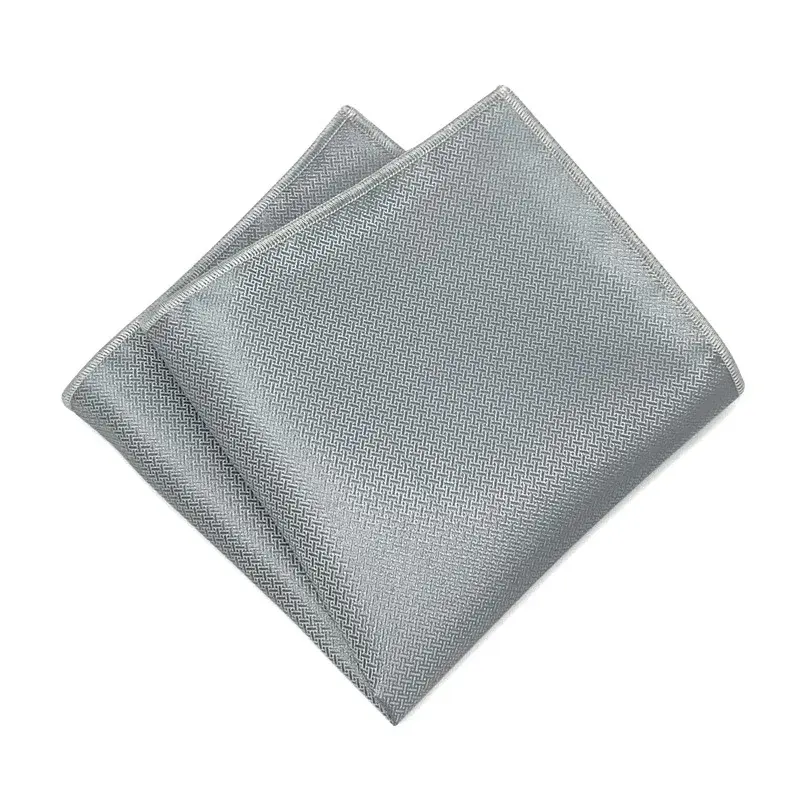 Miniatura: New Elegant Solid Color Dark Patterned Pocket Square Men's Gentleman Formal