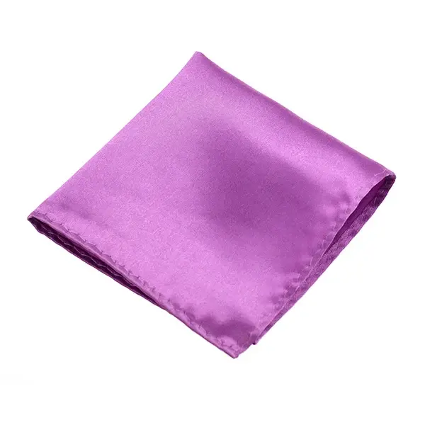 Thumbnail: HUISHI Solid Handkerchief Vintage Fashion Party Pocket Hanky for Suit Men's