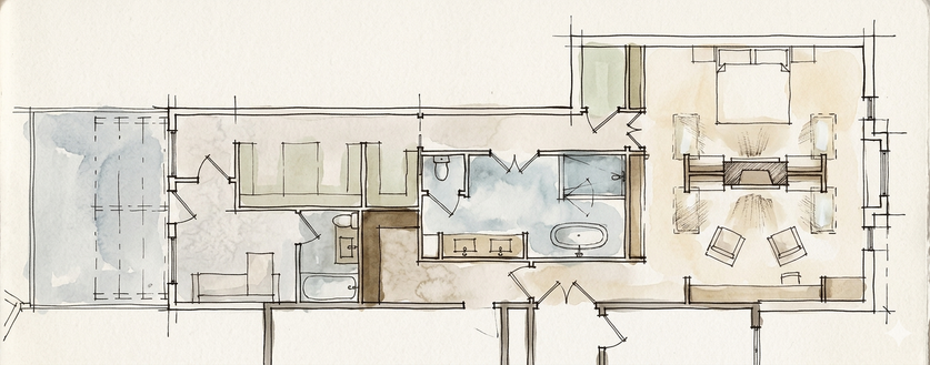 Master suite addition architect Wilmette Illinois