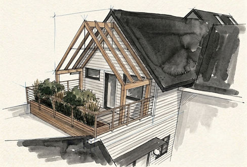 Master suite addition architect Wilmette Illinois