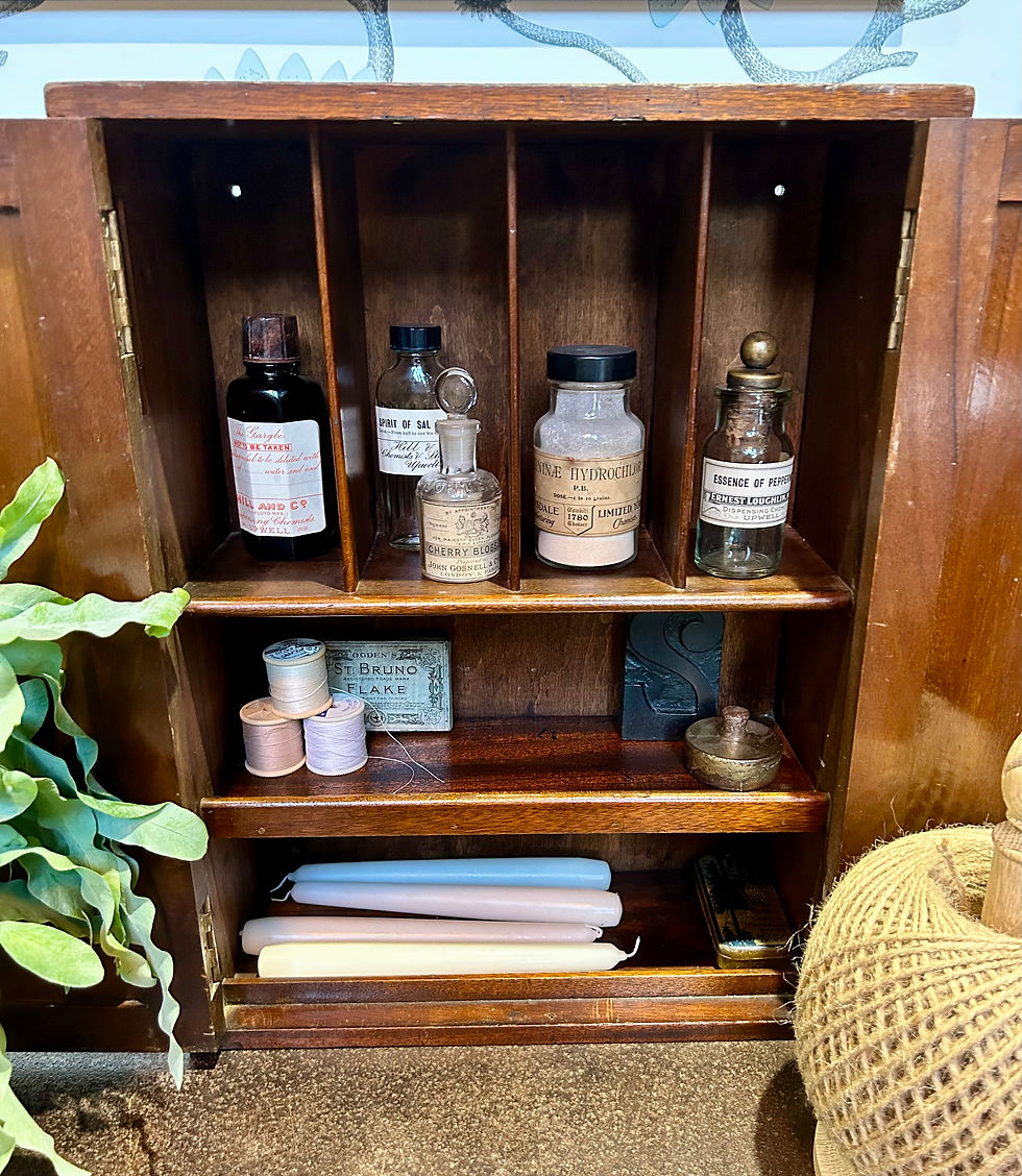 Thumbnail: Mahogany Apothecary Display Cabinet