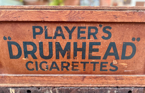PLAYER'S DRUMHEAD CIGARETTES 看板　アンティーク ask-players-drumhead-