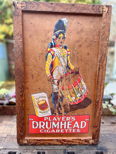Vintage Player Cigarette Advertising Crate | Trove Design