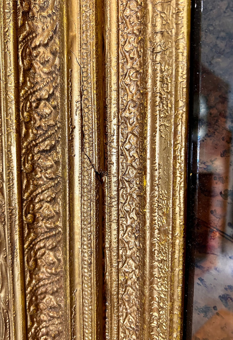 Thumbnail: Antique French Gilt Mirror 19th Century
