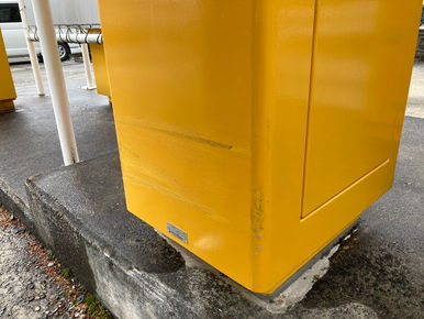 コインパーキング精算機の塗装　～今日の現場写真　vol.46～