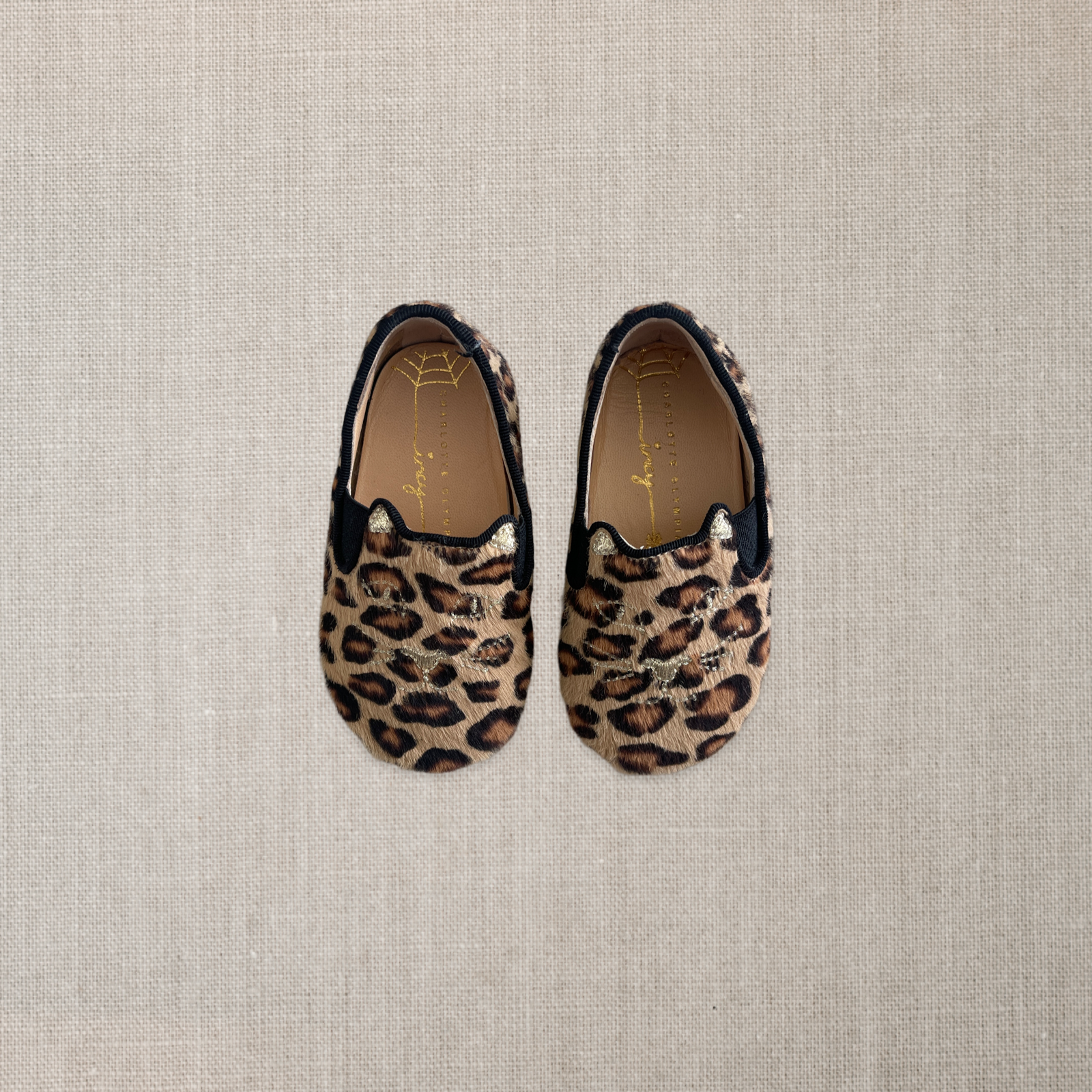 Charlotte Olympia Leopard Whiskers Flats