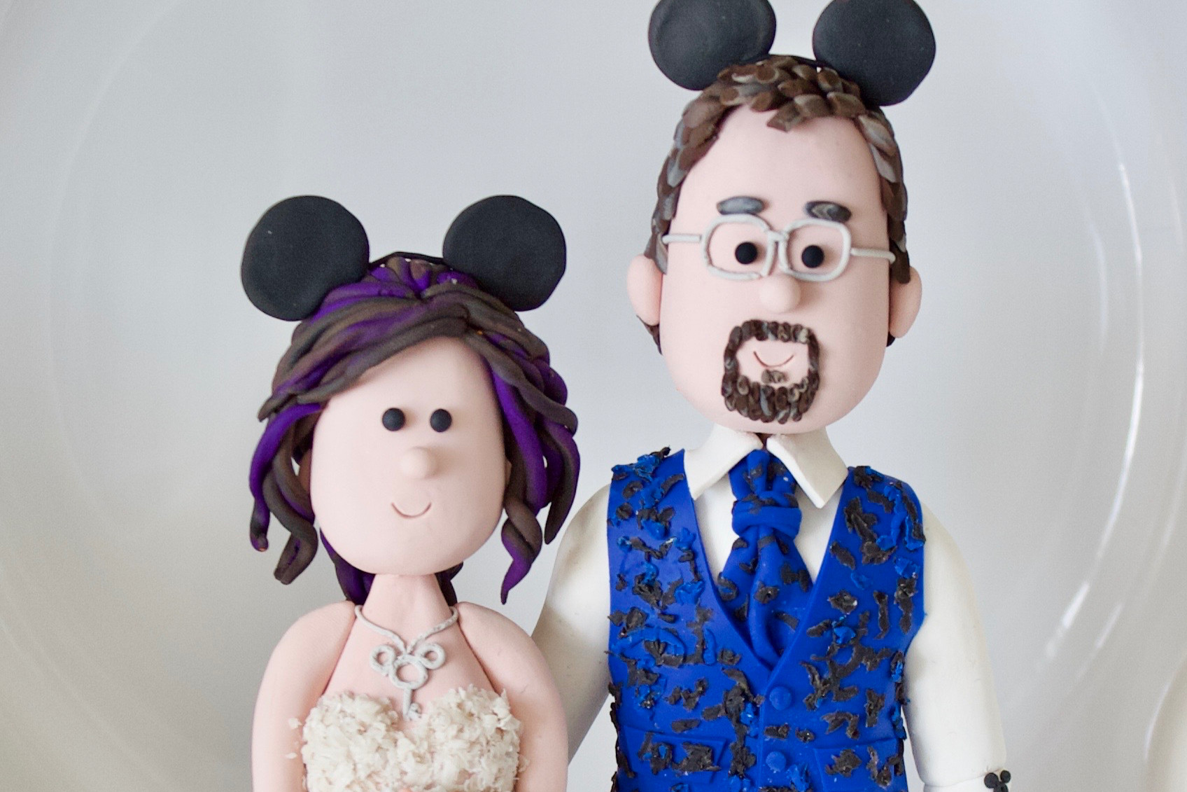 Custom Mickey and Minnie Wedding Cake Topper: A Disney-Inspired Wedding ...