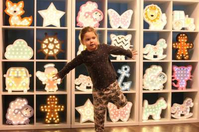 Miniaturbild: HAPPYMOON Nachtlampe LED Bagger
