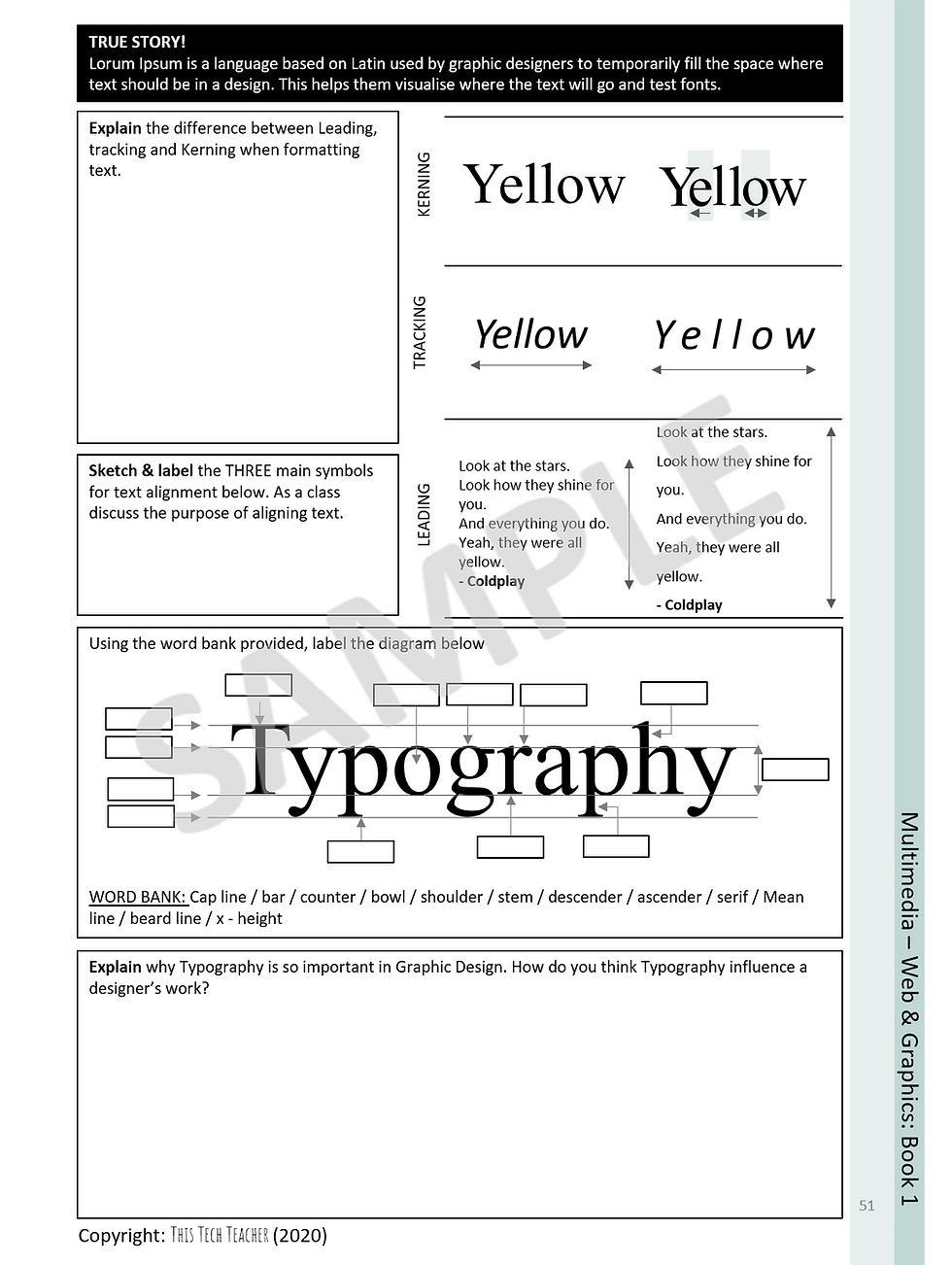Thumbnail: PDF Multimedia Stage 5: Web and Graphics Workbook (Site Copyright License)