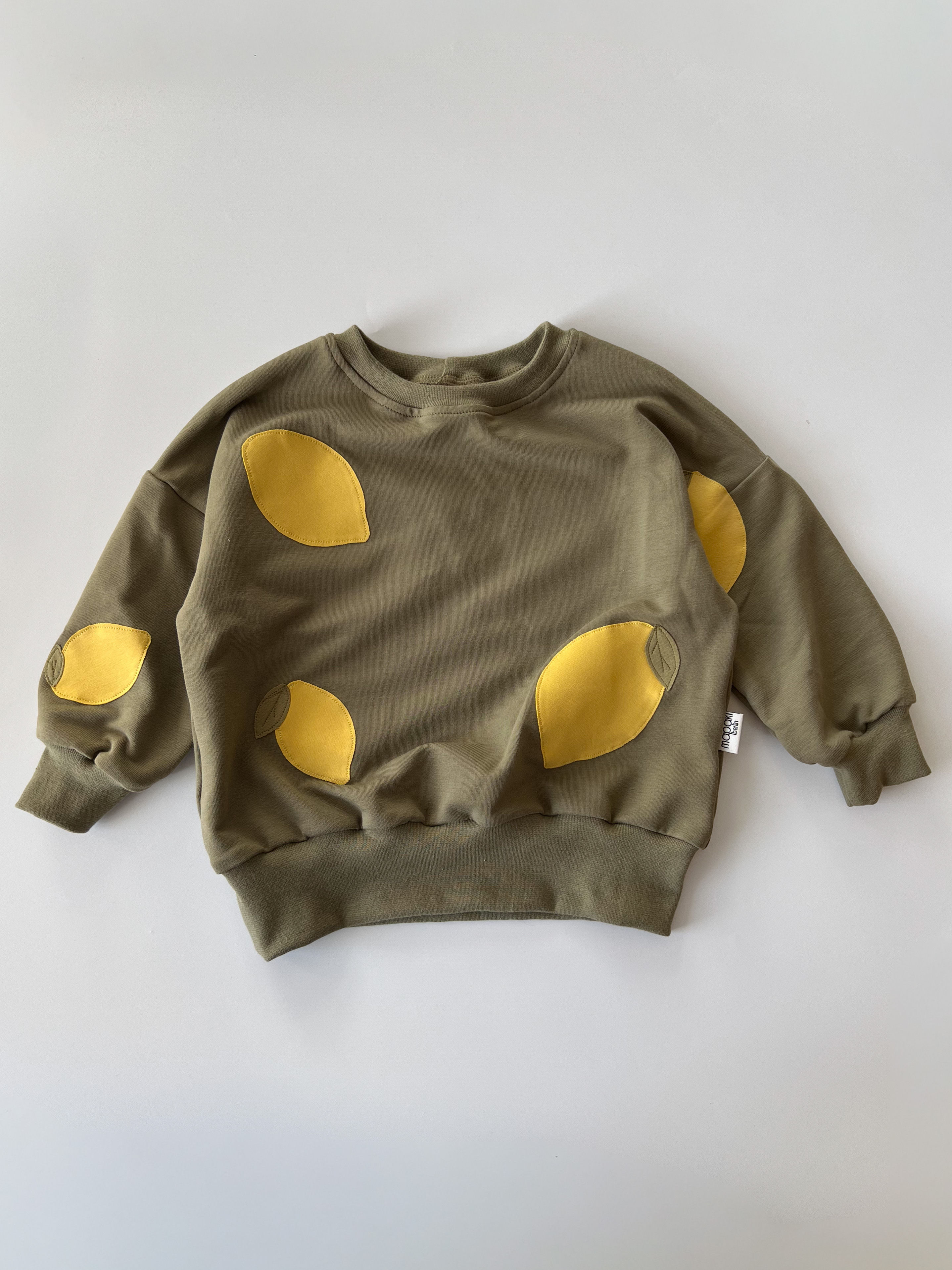 Oversized-Sweater „Zitronen“