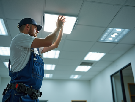 Steps to Commercial Light Fitting Services Installation