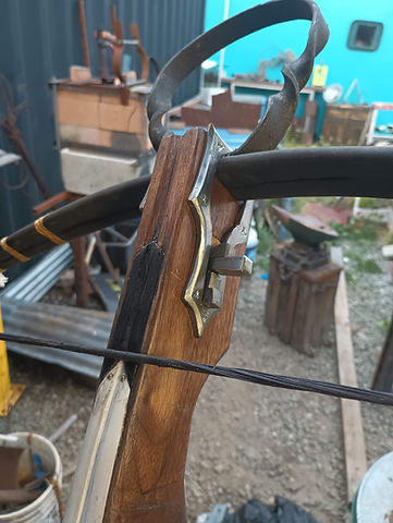 Medieval Crossbow being displayed