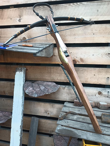 Medieval Crossbow being displayed