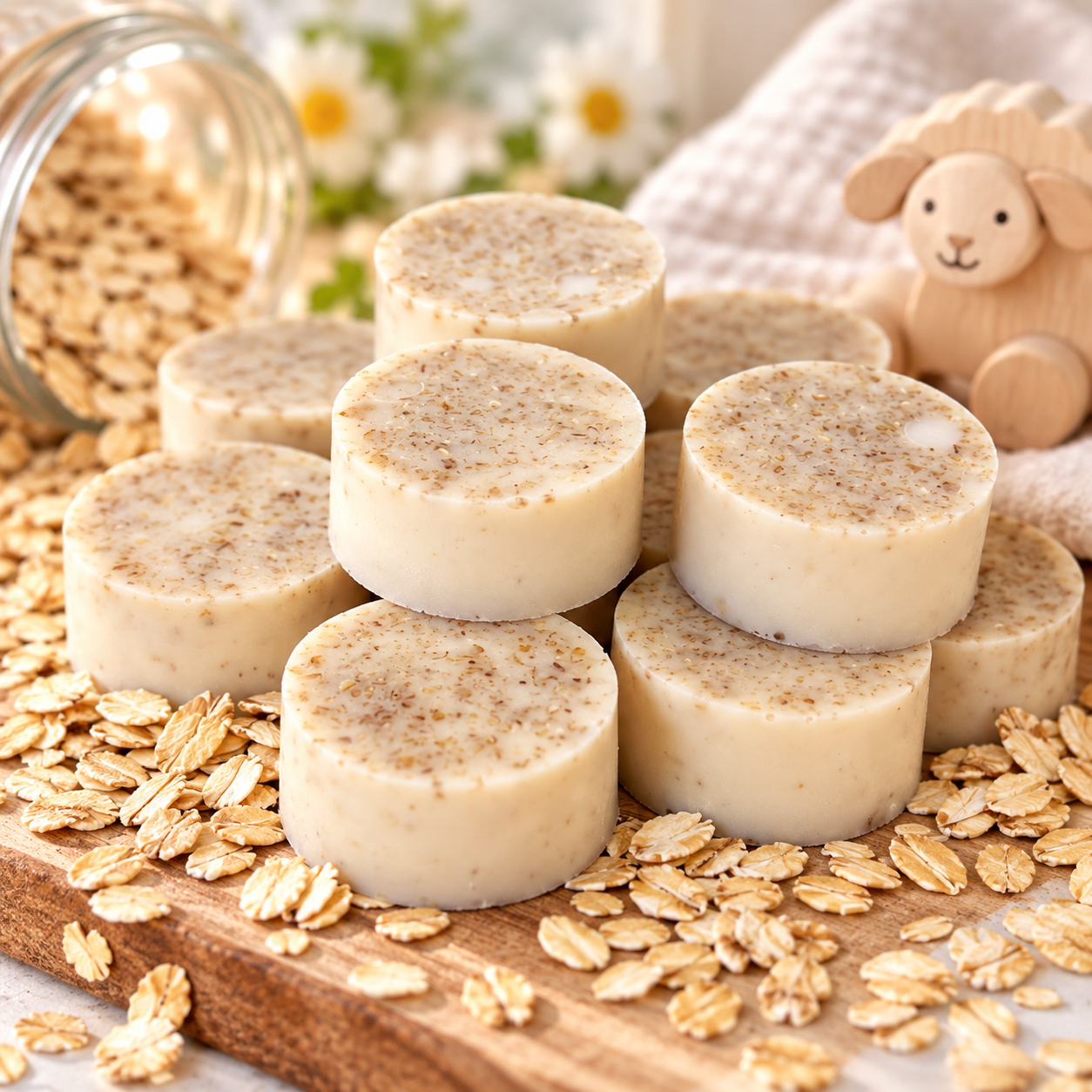 Baby’s First Soap | Goat Milk & Oatmeal Gentle Bar